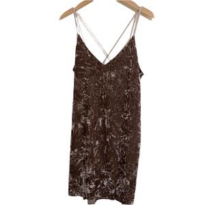 Fab’rik Sleeveless Velvet Cami Dress